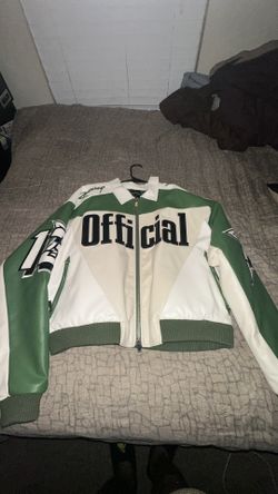 BoohooMAN Cropped Fit Leather Jacket. 