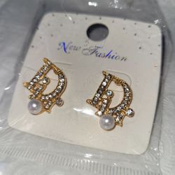 New D Earrings
