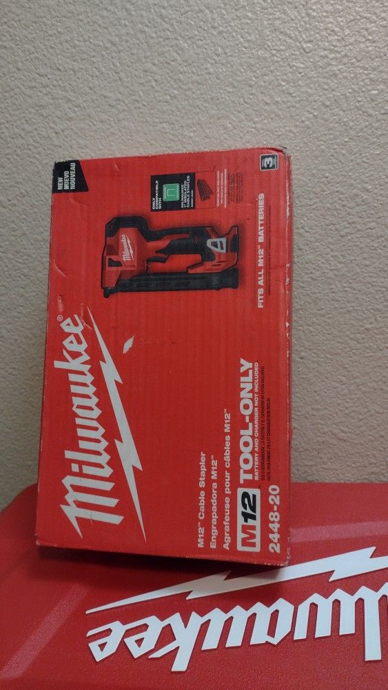Brand New Milwaukee M12 Cable Stapler ($187.11