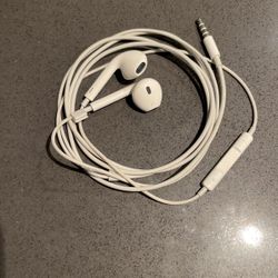 Apple Aux Headphones Earbuds (ear buds)