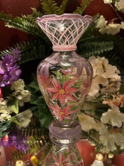 Vase / Hand Painted / Tracy Porter / Vintage