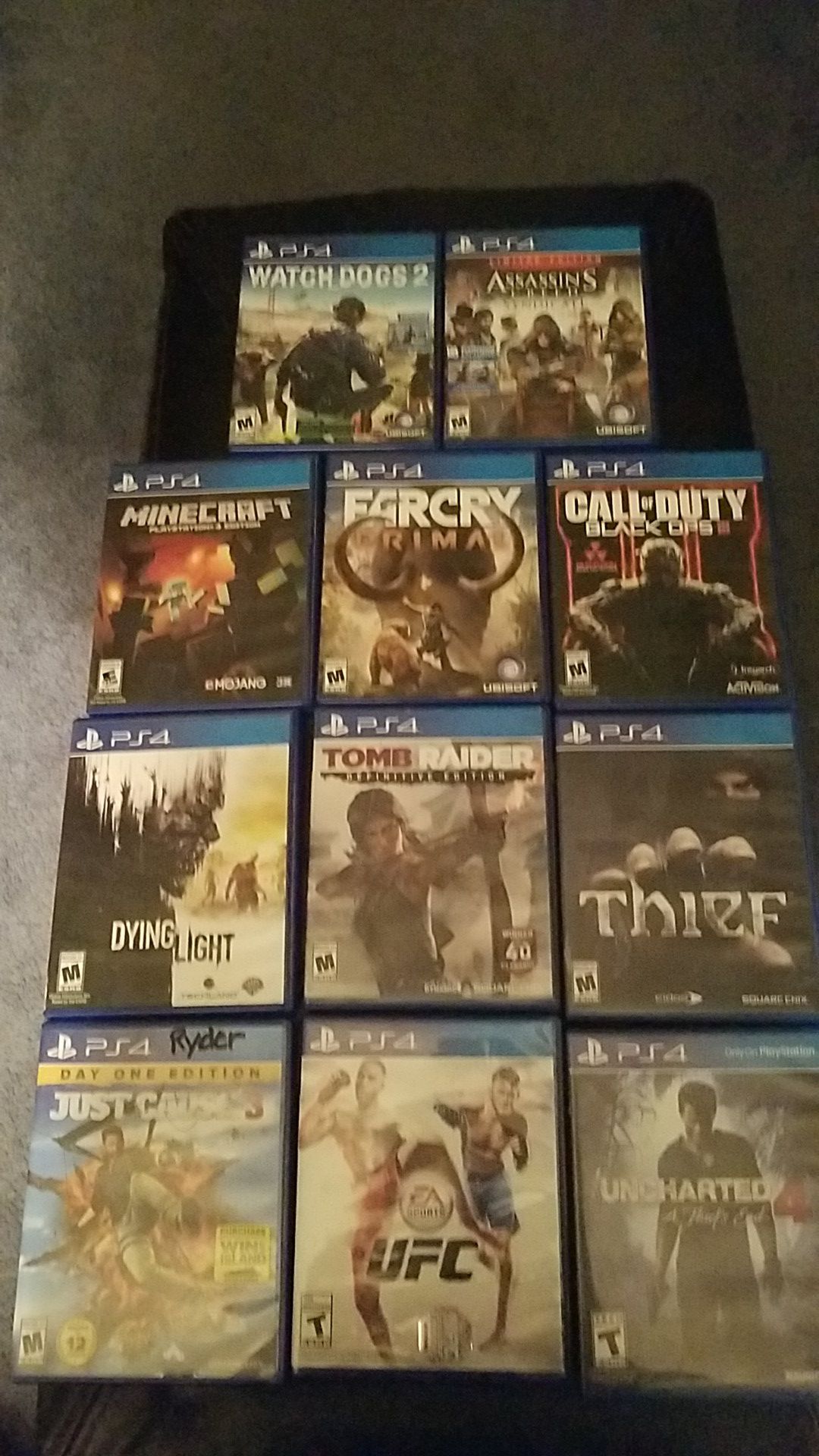 Ps4 games all work
