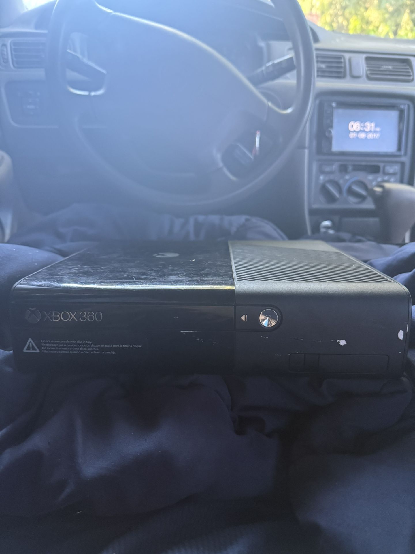 Microsoft Xbox 360 E Console Model 1538 Black System Tested & Working