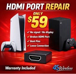 HDMI Port Repair - PS5/Xbox