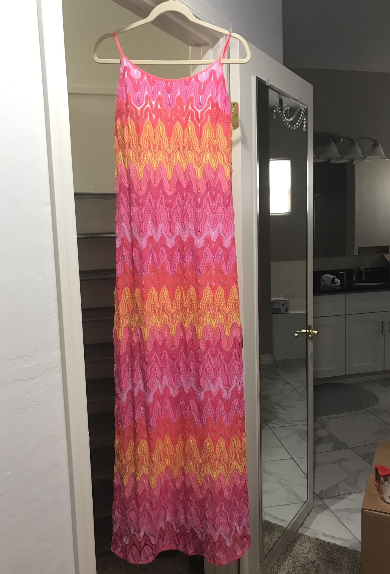 chinese dress ladies Women's UPF 50+ Kaden Chillylilly Maxi Dress in Pink