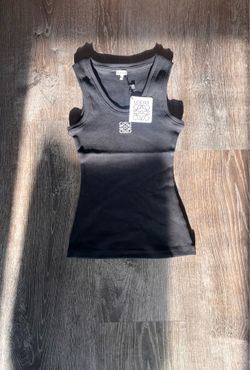 Loewe anagram black tank top - [Size Women’s Small]