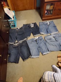 Time And True Jean Shorts
