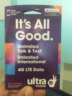 Ulta mobile sim card /activation