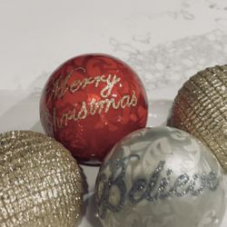 Sparkly Christmas Balls