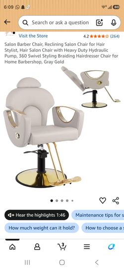 Salon chair