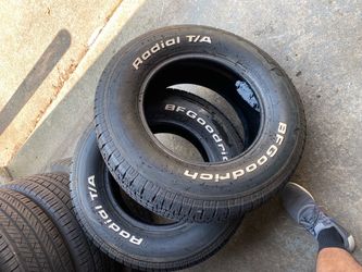 2) 225/70/15 BFGoodrich Radial T/A Tires  Great condition!  No dry rot   $250 for Both  I carry other sizes as well