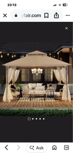 Gazebo patio, top 10x 12