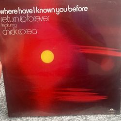 Return To Forever,Where Have I Known You Before•Featuring Chick Corea•Vinyl LP