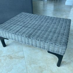 2 Ottomans ( Comes With Black Cushion)