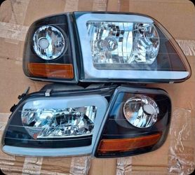 97-03 Ford F-150 | 97-02 Ford Expedition LED Headlights Faros Calaveras Micas Luces Lamps