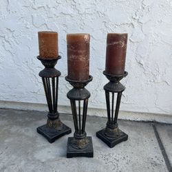 CANDLE HOLDER SET OF 3
