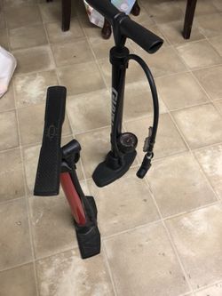 Bike pumps.