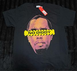 New !No Diddy Graphic Tee Large