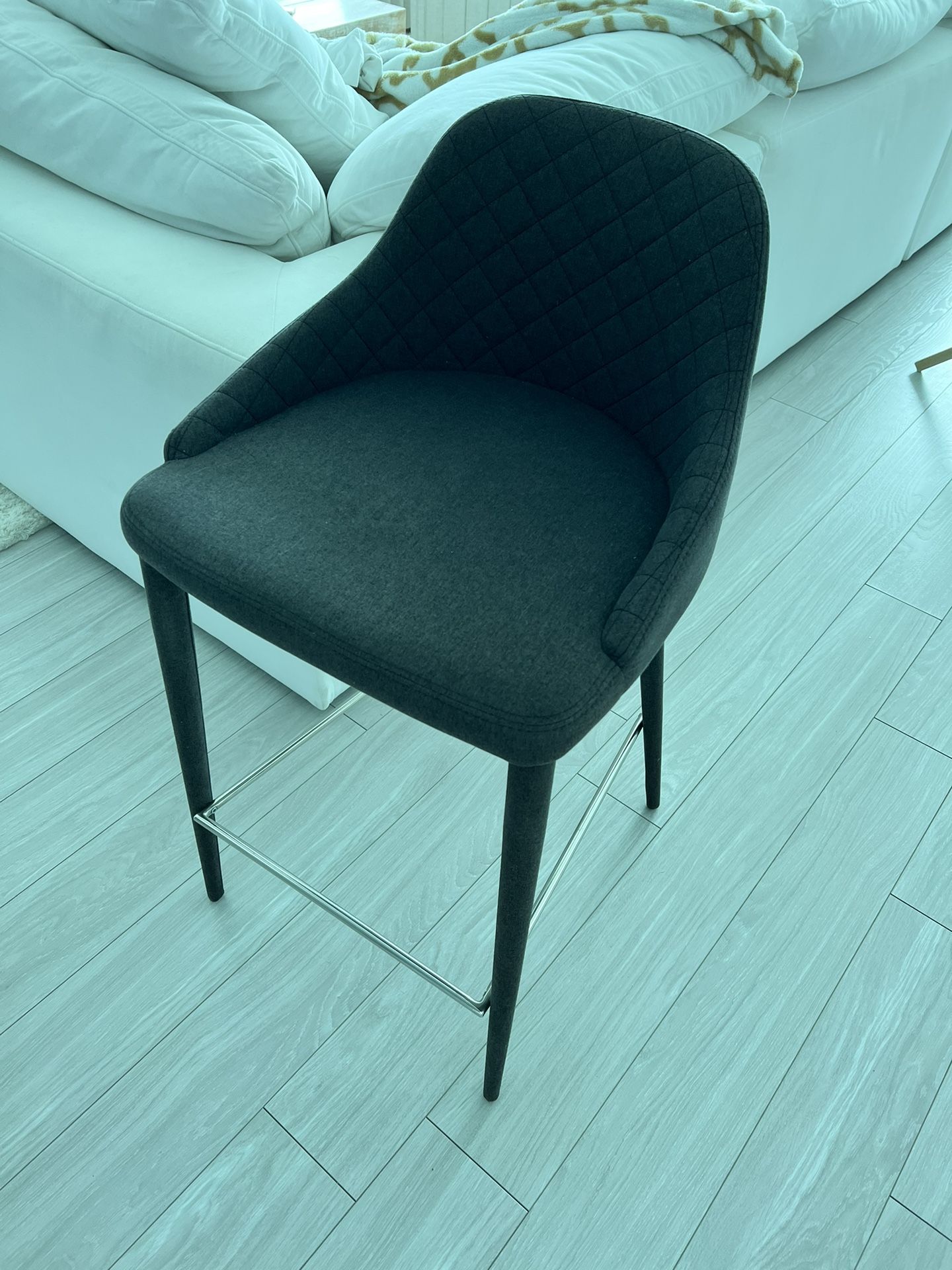 Modani Barstools Charcoal Grey