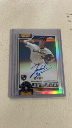Topps Chrome 2026  Jacob Misiorowski Auto