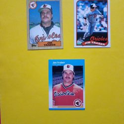 Jim Traber Baseball Card Collection