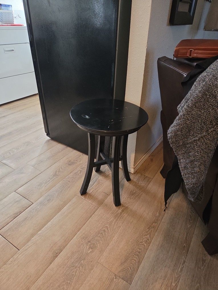 Two Round End Tables