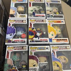 Anime Funko Pop Lot 