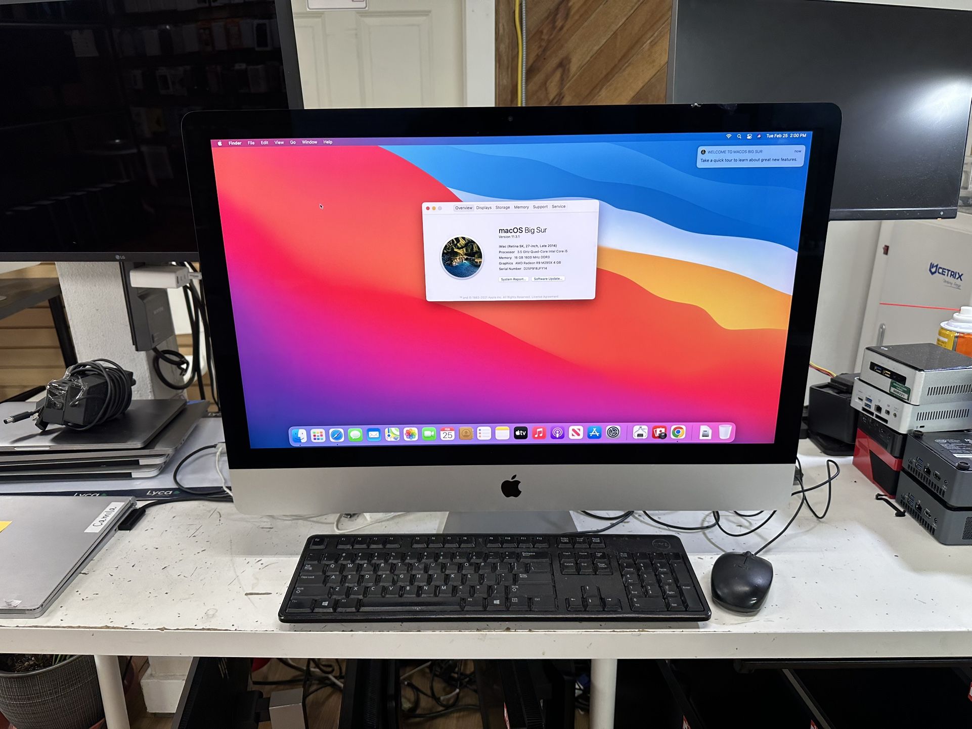 Imac Retina 5K 27 inch Late 2014 core i5 16GB RAM 1TB SSD - All in one computer