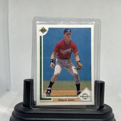 Chipper Jones 1990 Upper Deck “ Top Prospect ‘91” Rookie Card#55