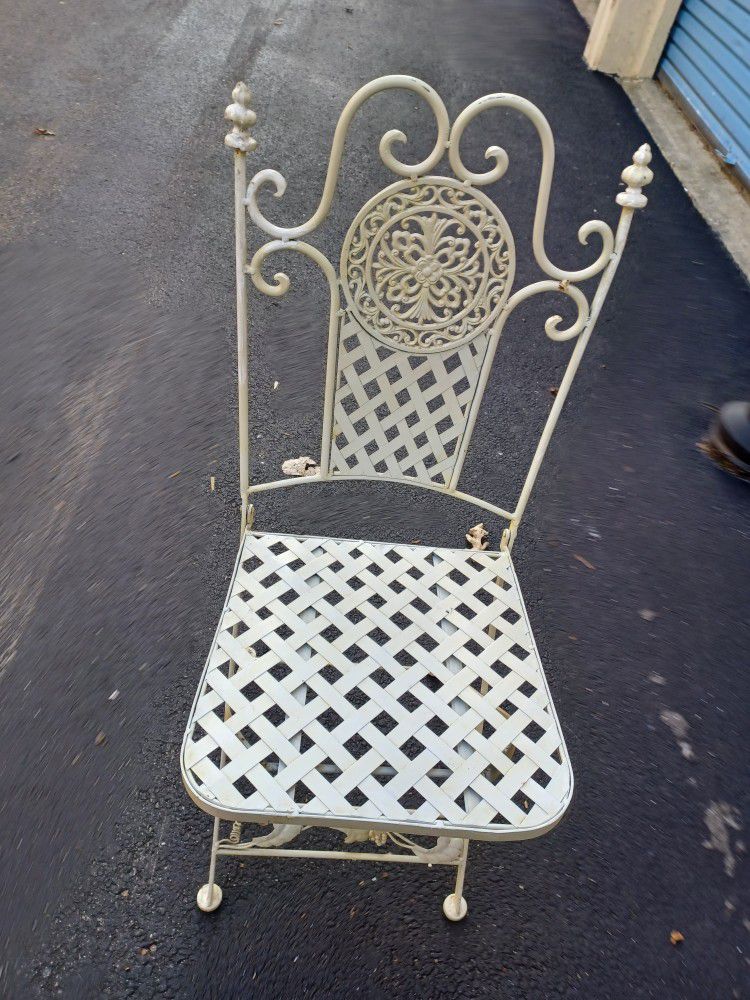 Wrought IRON Bistro Chairs