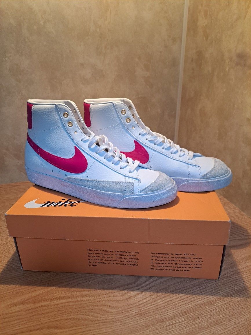 Nike Blazer Mid '77 Vintage White Fireberry Light Liquid Lime