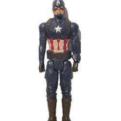 Marvel Avengers Endgame Captain America Figure 12” Titan Super Hero No Shield