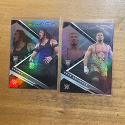 2022 BLACK WWE 2 CARD LOT 