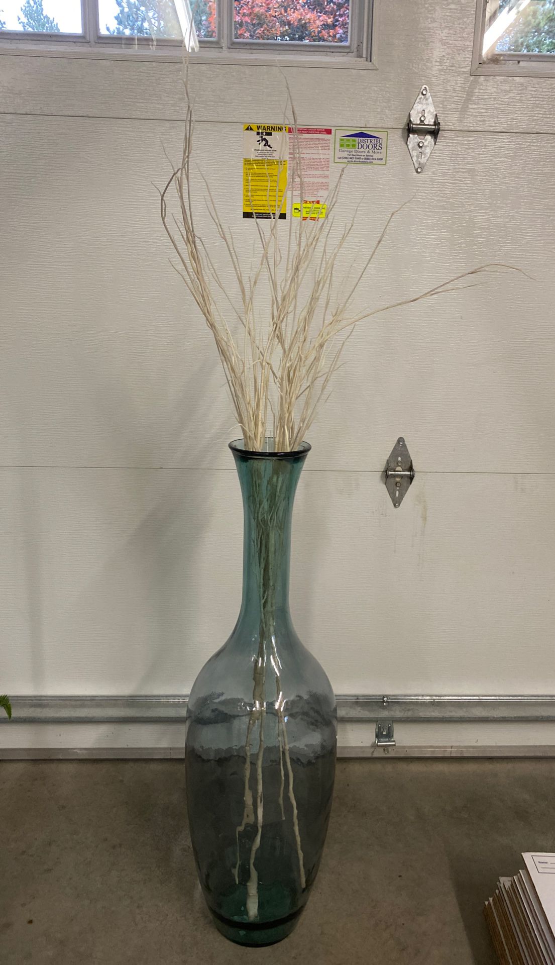 Glass gourd vase decorative