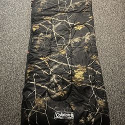 Coleman adult Sleeping Bag. Used Once Porch Pickup 