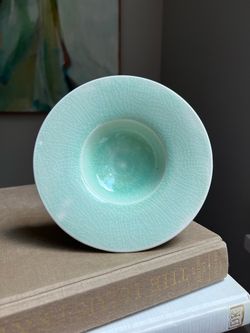 Small Handcrafted Trinket Dish ( D6” H1.5” ) firm on price