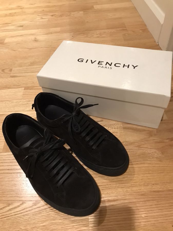 Givenchy Low Sneakers Black Suede | sz: US 10