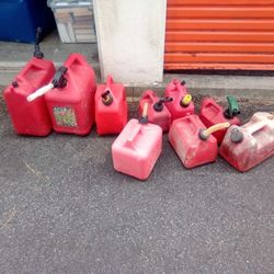 Gas Cans- small $10,large $15