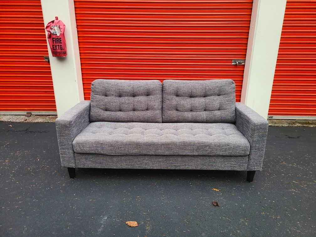 Grey Loveseat Couch - Free Delivery