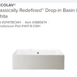 DECOLAV® Classically Redefined™ Drop-in Sink Basin 
