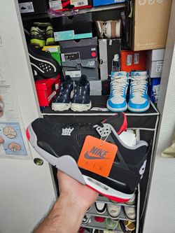 Jordan 4 black and red og (2019 release)