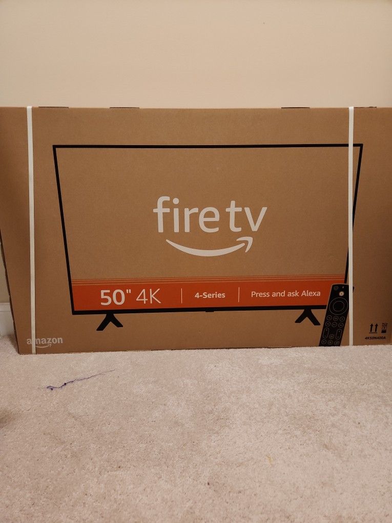 Unopened New TV 50" 4K UHD smart TV

