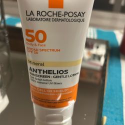 La Roche-Posay Anthelios SPF 50 Gentle Lotion Mineral Sunscreen