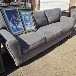 GRAY 1PC SOFA VERY COMFORTABLE  BRING IT HOME TODAY 🏡 😍 