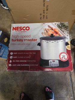 Nesco high speed turkey rotisserie l
