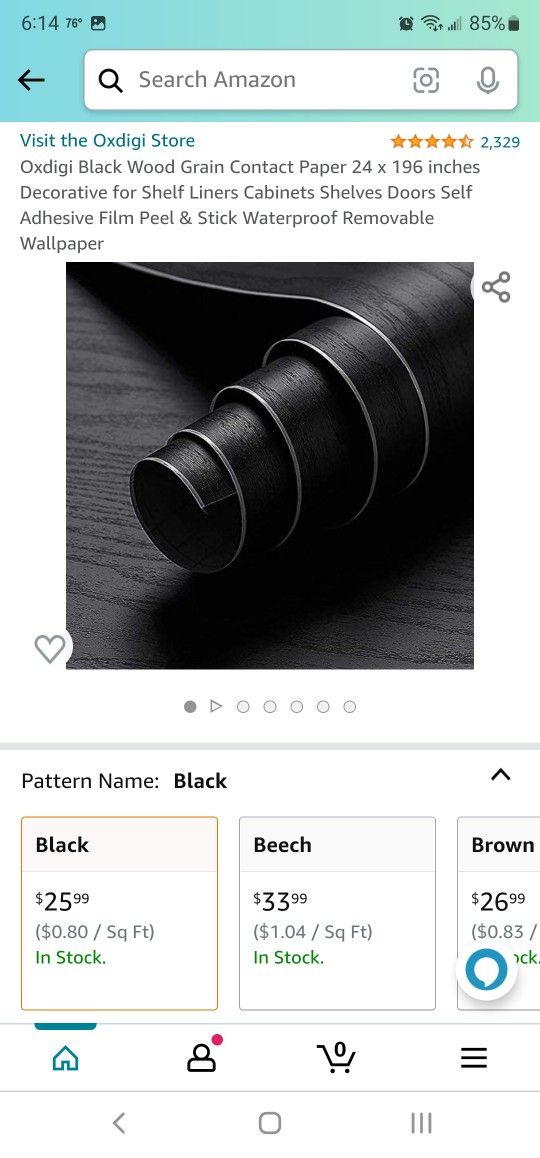 Oxdigi Black Wood Grain Contact Paper 24 x 196 inches Decorative for Shelf Liners Cabinets Shelves Doors Self Adhesive Film Peel & Stick Waterproof Re