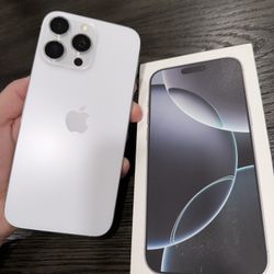 Iphone 16 pro max White 256GB