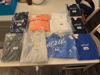 Aerie Dresses, Aerie Shorts, A1.3, American eagle sweatshirt, size M & L
