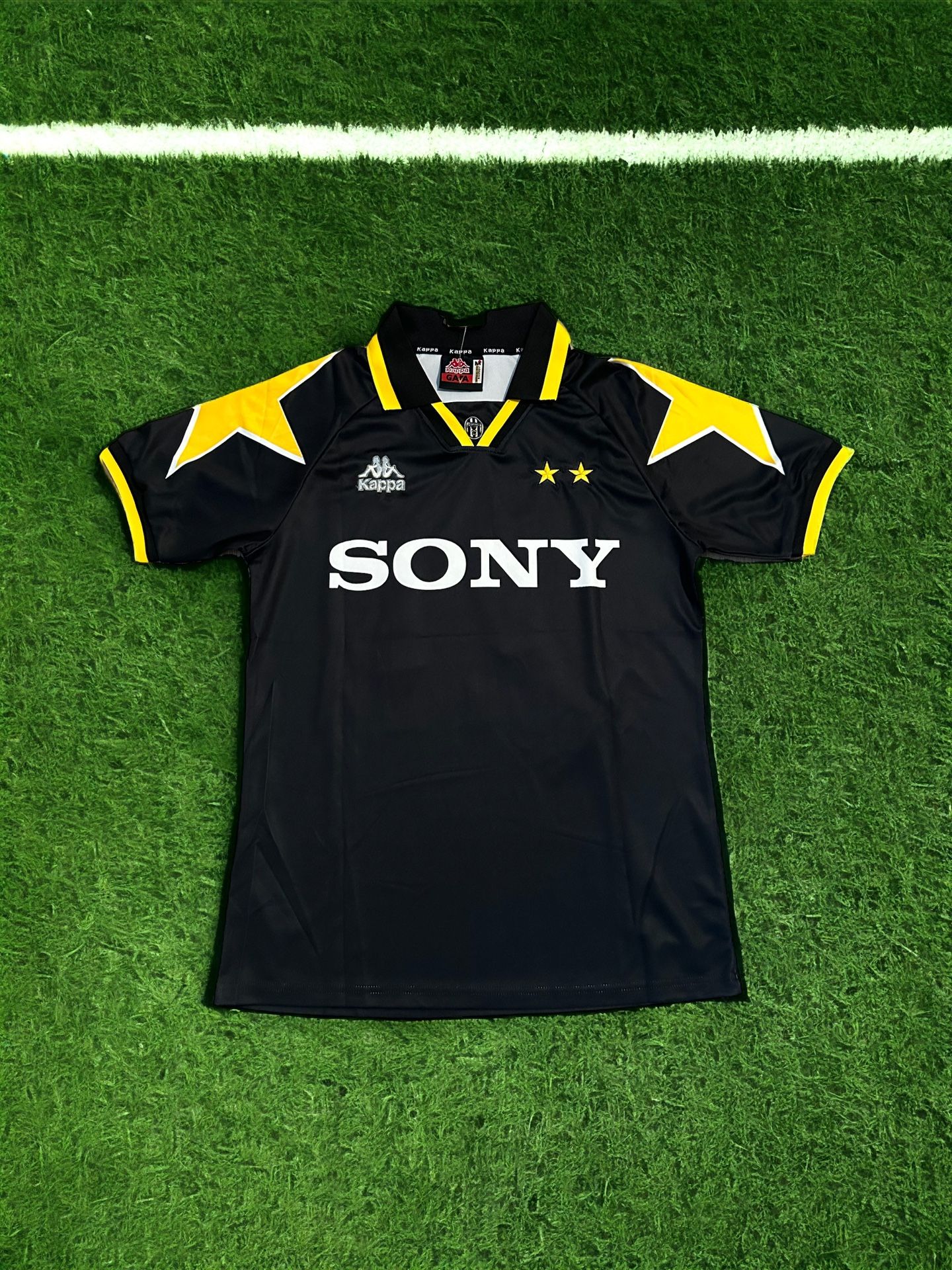 Zinedine Zidane Juventus 95/97 Home Retro Black Soccer Jersey #21 Men’s Size