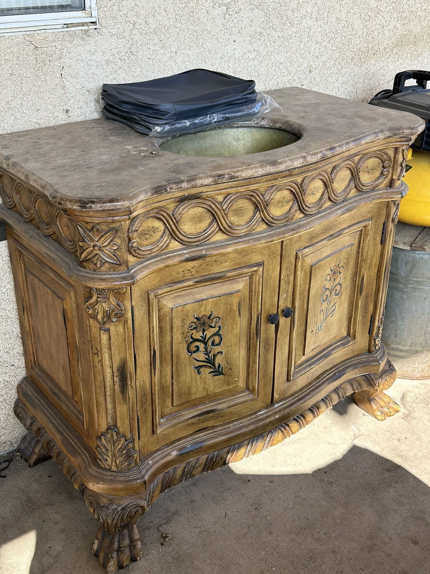 Wood Vanity 48”